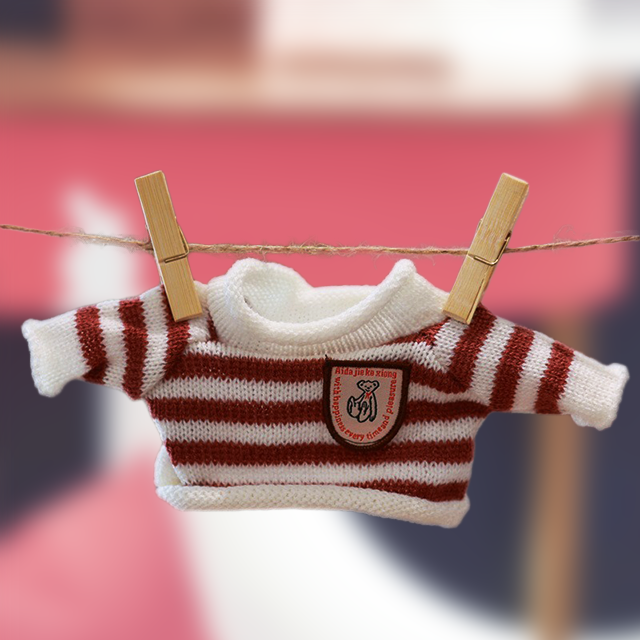 Striped Patch Sweater