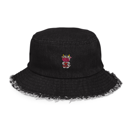 Laffin Debbie Denim Bucket Hat